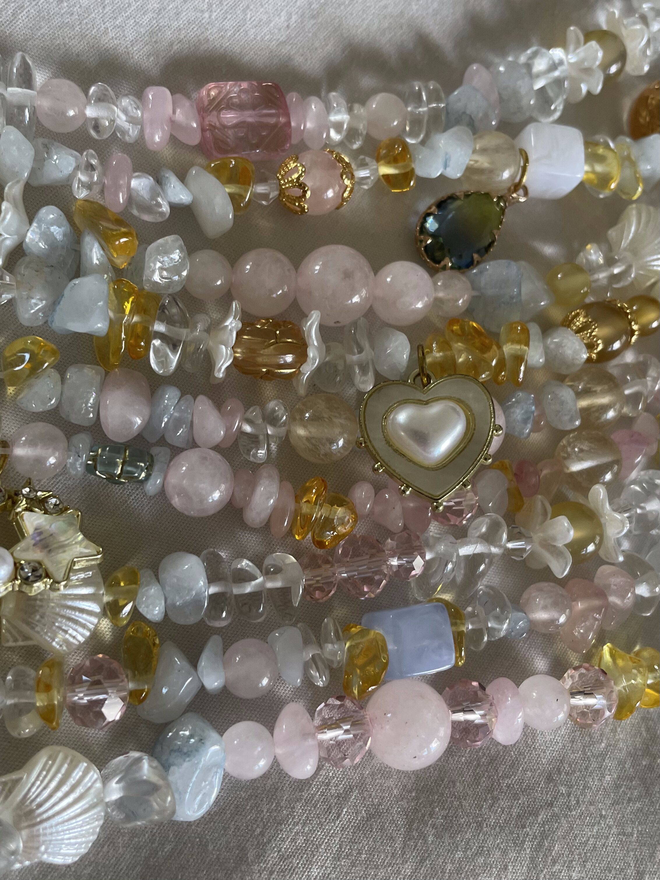 seaside (yellow, blue, white, pink)